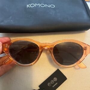 Komono Brand Oval Sunglasses RARE NWT